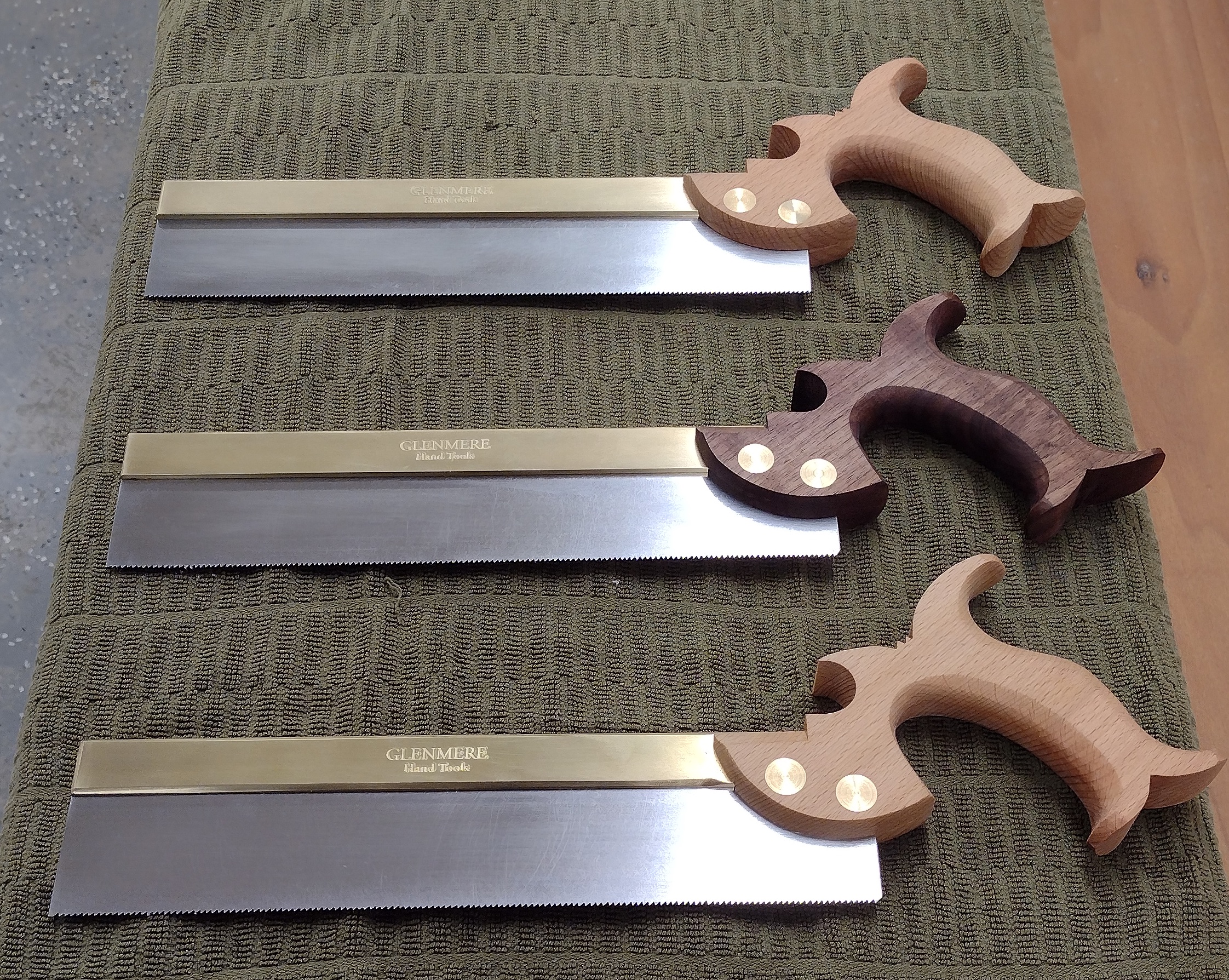 three dovetail saws